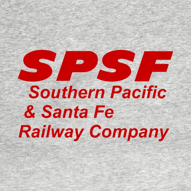 SPSF Red Logo With Lettering by Kodachrome Railway Colors